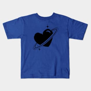 Heart Saturn Kids T-Shirt